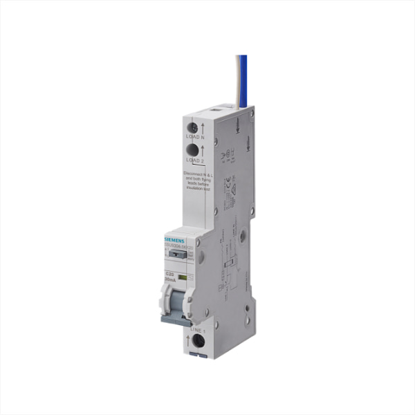เบรกเกอร์กันไฟดูด-ไฟรั่ว-ไฟเกิน-ไฟช็อต RCBO, 1 Pole