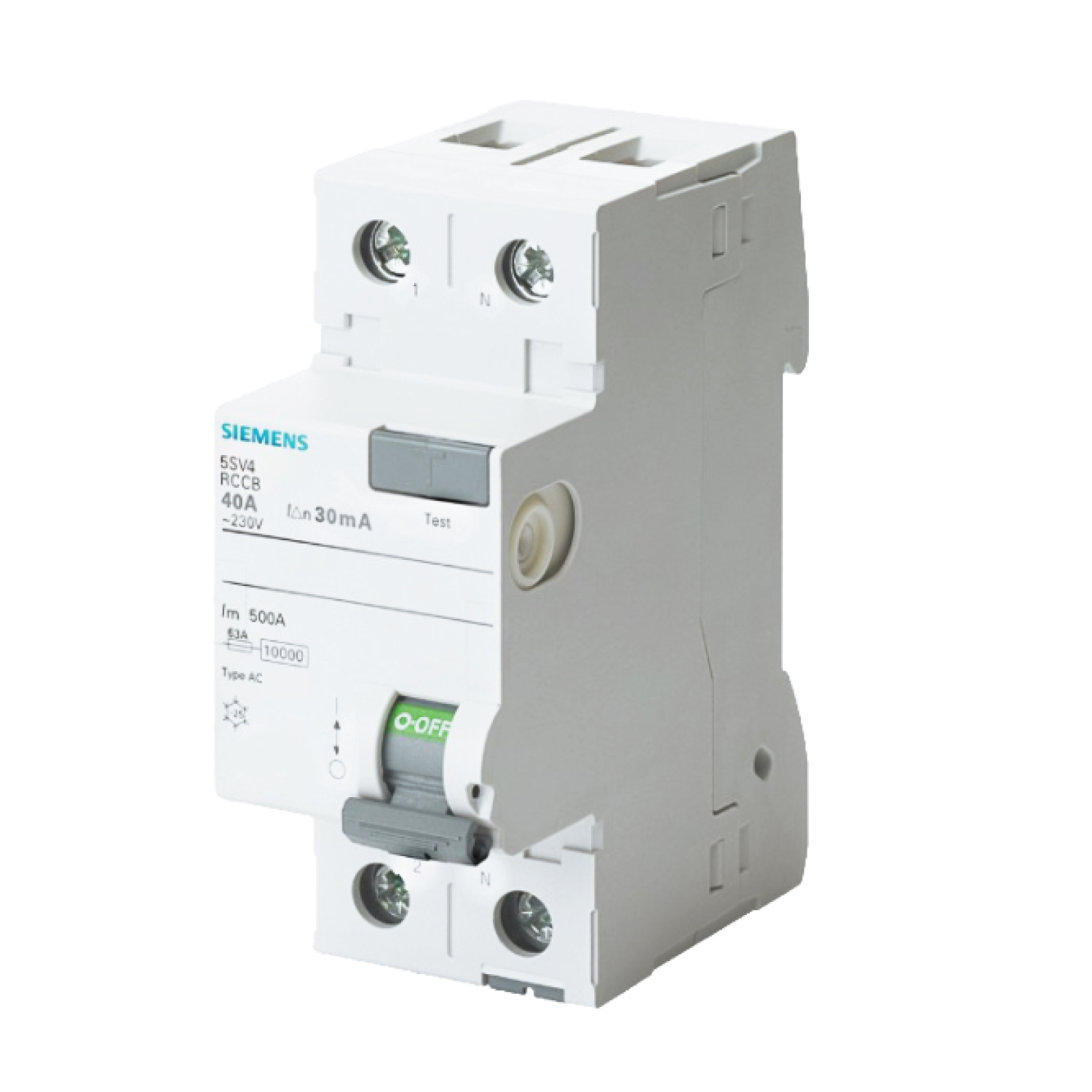 เมนเบรกเกอร์ กันไฟดูด RCBO, 2 Pole