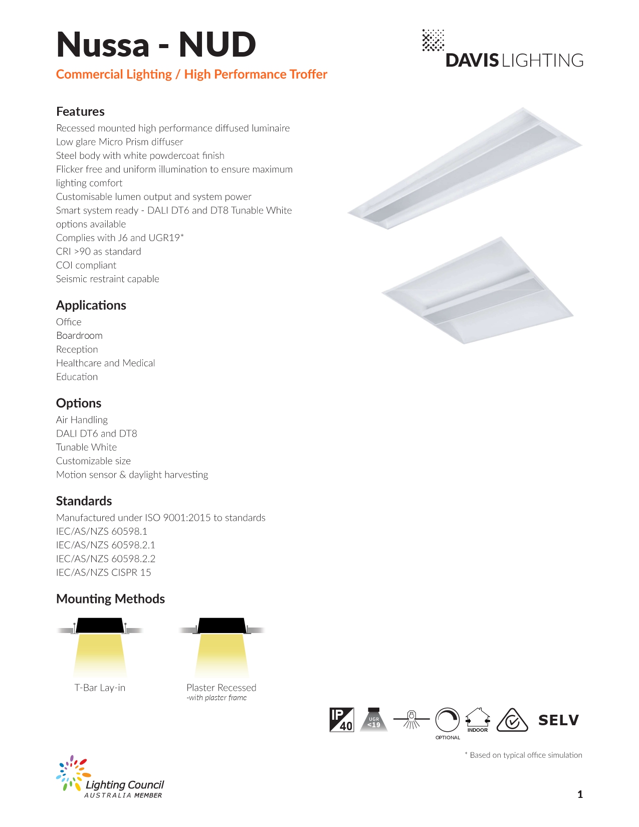 B.Grimm Technologies-Davis Lighting-Nussa-NUD-Commercial-Lighting