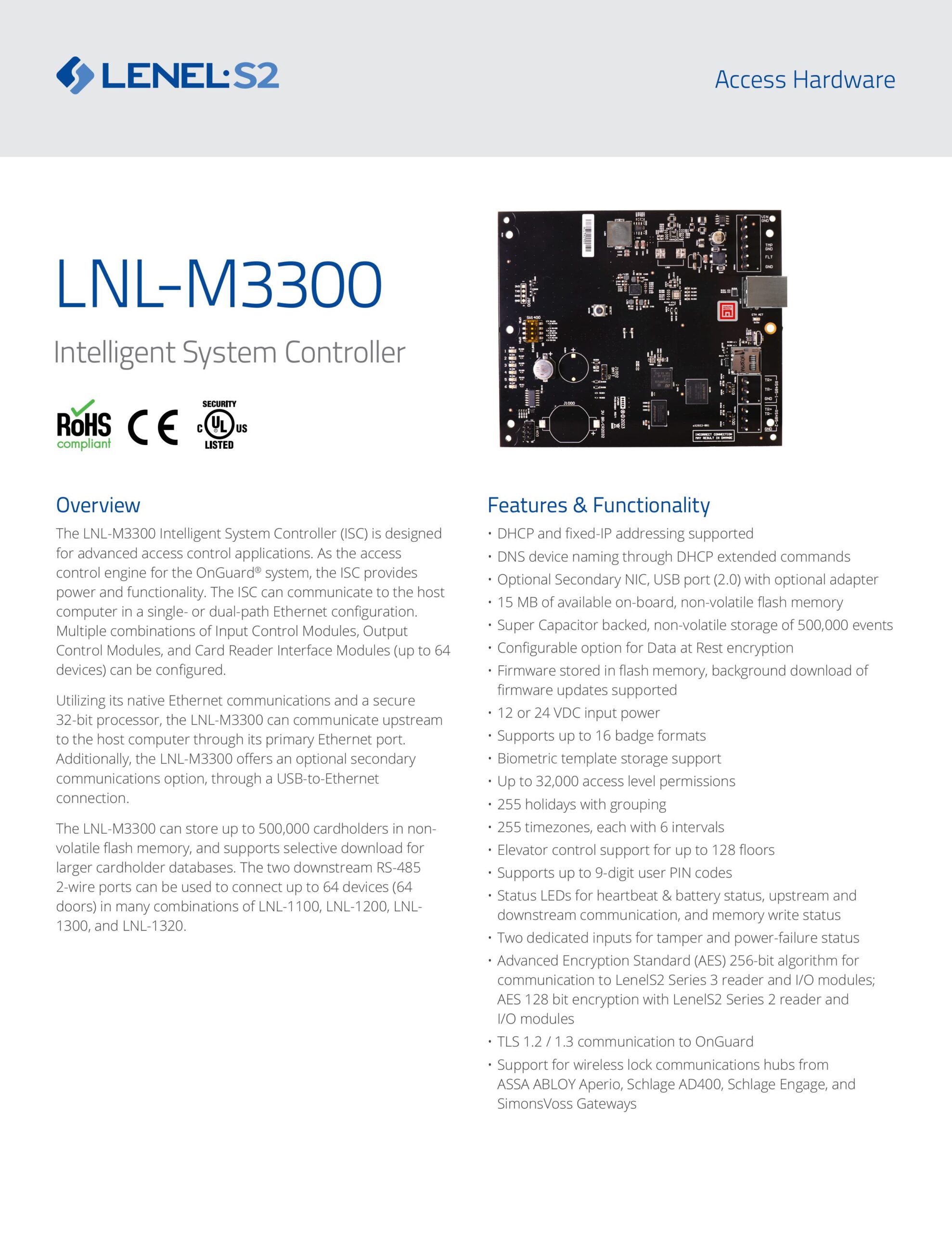 B.Grimm Technologies｜LNL-M3300｜LENEL